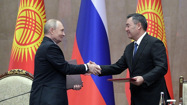 Путин рассказал, в каких сферах могут сотрудничать Россия и Киргизия