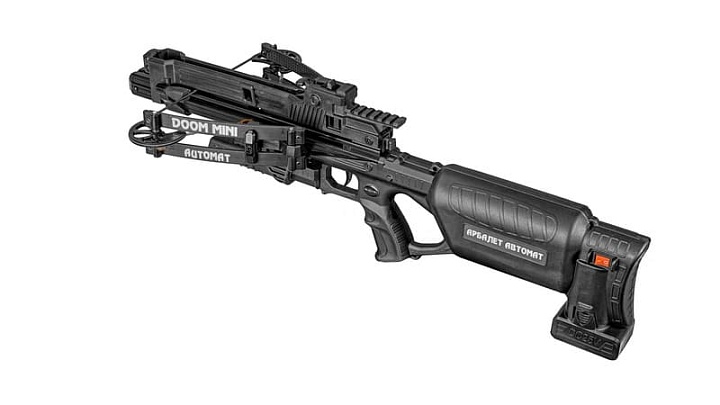 BEARHUNTER доступен для заказа мультизарядный блочный арбалет DOOM MINI AGREGGATOR